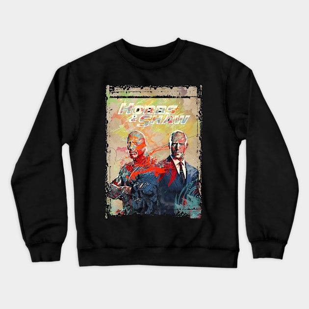 hobbs and shaw contemporary art Crewneck Sweatshirt by PrintstaBee